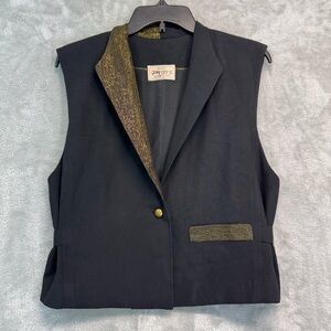 Gucci Vintage Black with Gold Stitching Japanese Tag Size M